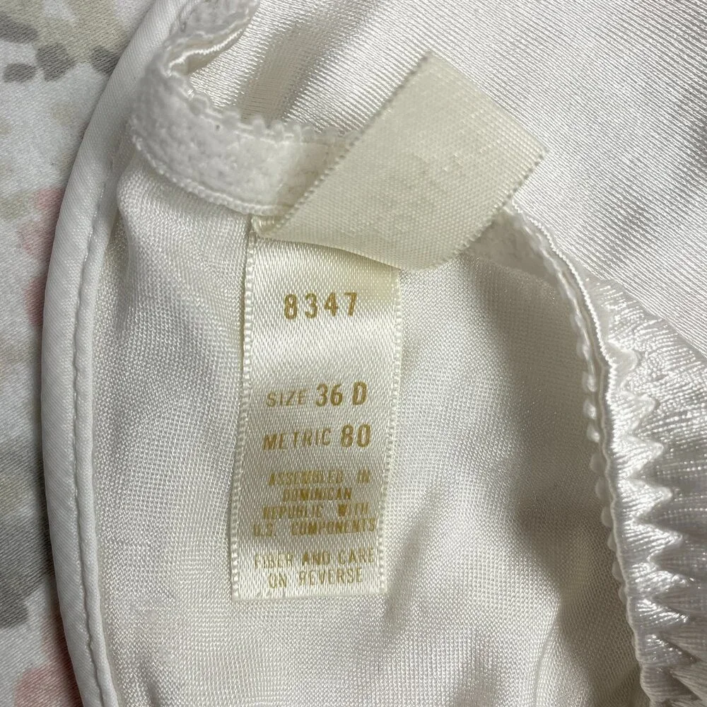 Victoria's Secret 36D Underwire, Convertible, Front Clasp White Bra - Vintage - Picture 3 of 13